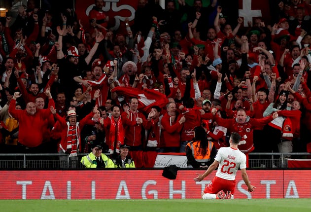 Fabian Schar put Switzerland ahead