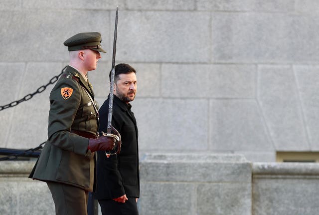Ukrainian President Volodymyr Zelensky visit to Ireland