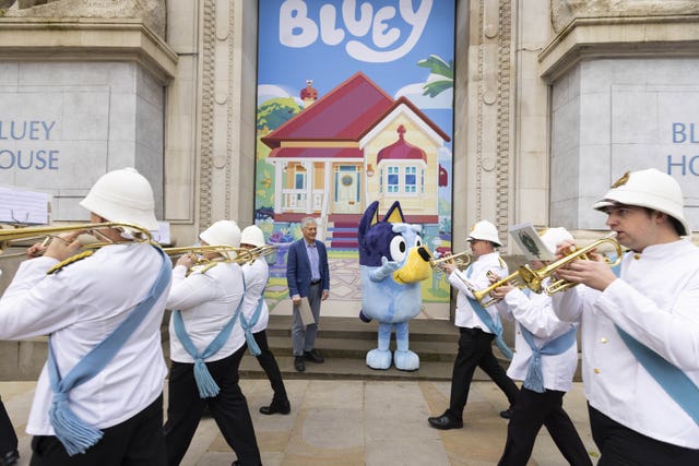 Bluey at Australia House