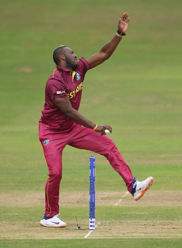 Andre Russell is a fitness doubt for the West Indies