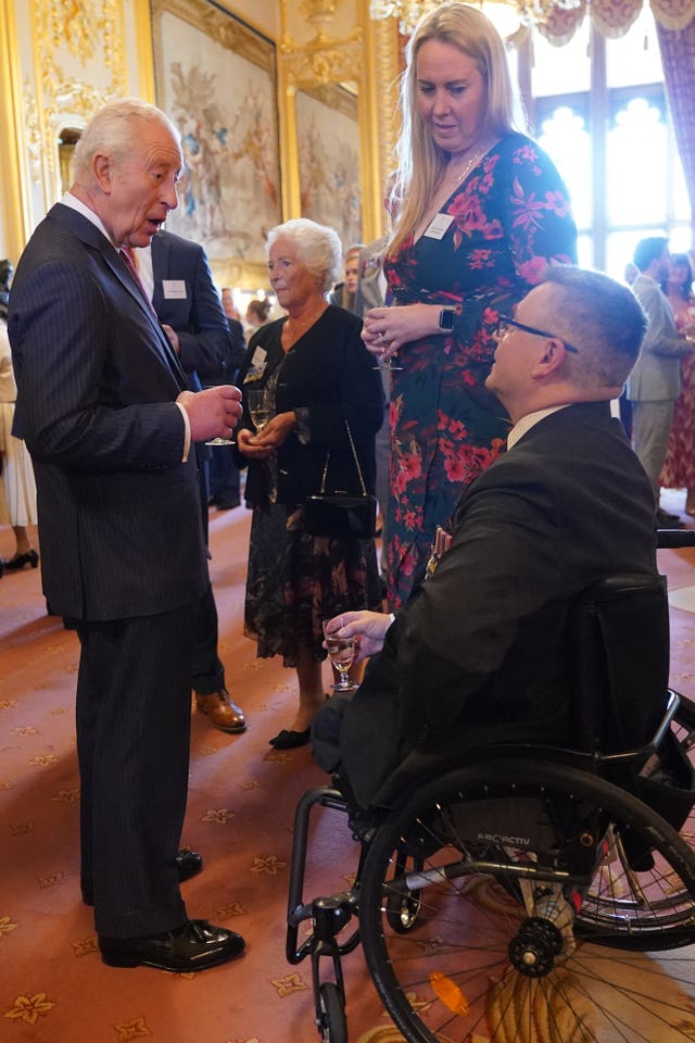 Reception for Victoria Cross and George Cross Association