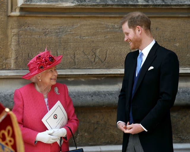 The Queen and Harry