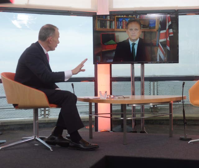 Transport Secretary Grant Shapps signalled the Government intends for the Universal Credit uplift to end next month