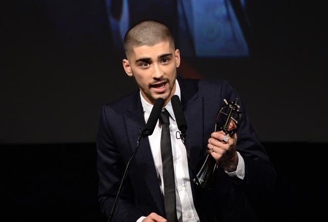 Former One Direction band member Zayn Malik (Doug Peters/PA)