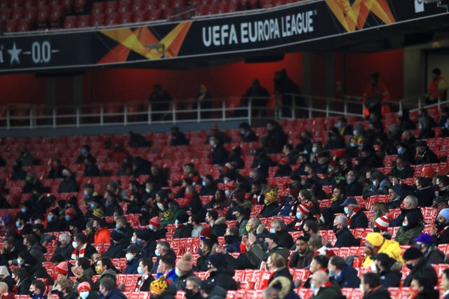 Arsenal welcomed fans back to the Emirates Stadium on Thursday