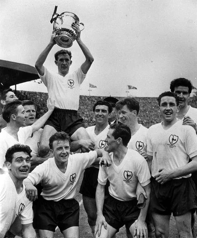 Spurs clinched the double in 1961