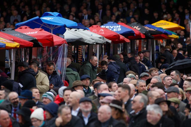 A wet start did little to dampen the spirits ahead of Gold Cup day