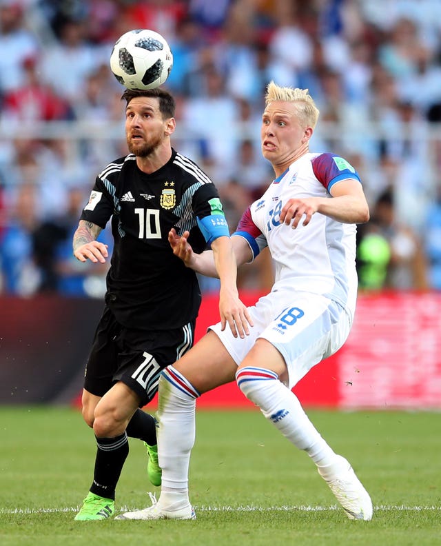 Iceland drew 1-1 with Argentina in their Group D opener (Adam Davy/EMPICS).