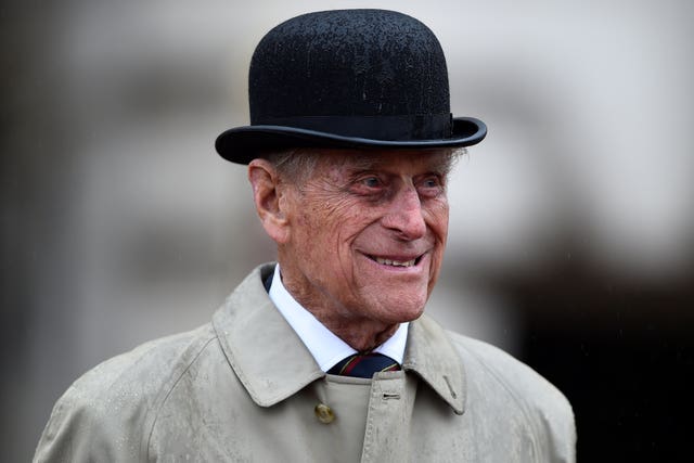 The Duke of Edinburgh has spent more than a week in hospital following hip replacement surgery. (Hannah McKay/PA)