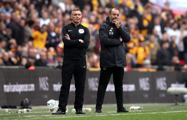 Wolves manager Nuno Espirito Santo was unable to stop the match slipping away from his team in extra-time 
