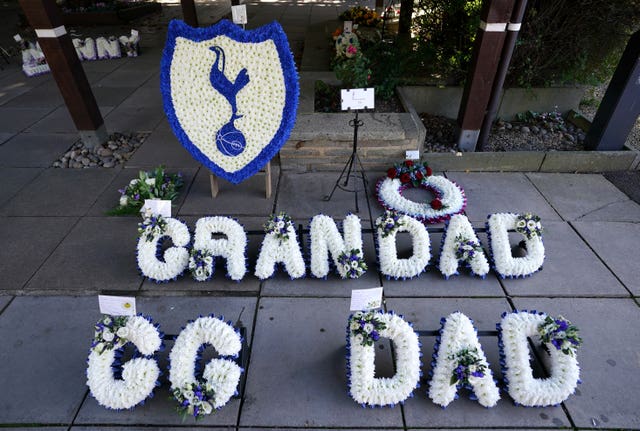 Greaves' funeral was filled with love and humour