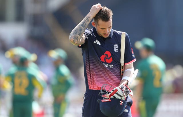 Alex Hales was dropped from England's World Cup squad (Martin Rickett/PA)