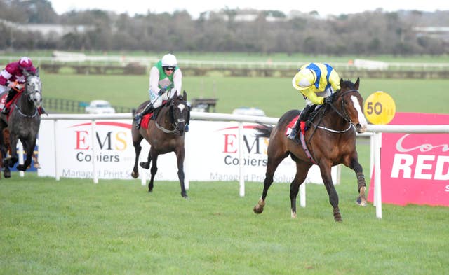 Band Of Outlaws was good winner at Naas and could go to Cheltenham next month