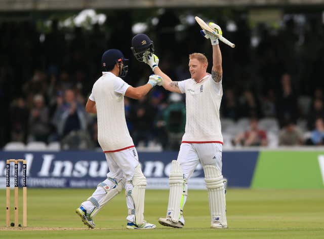 Ben Stokes, right, smashed an 85-ball ton at Lord's in 2015