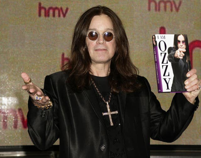 Ozzy Osbourne book signing – London