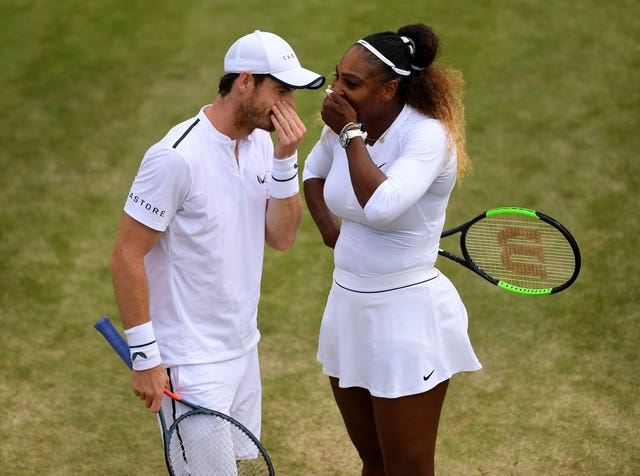 Andy Murray and Serena Williams were a hugely popular doubles team at last year's Wimbledon