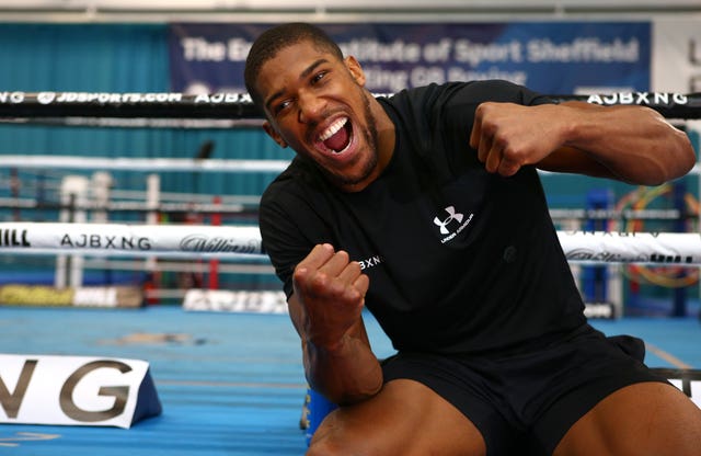 Anthony Joshua is next in action on June 1