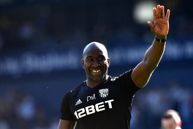 Darren Moore could be confirmed as the new boss of West Brom (Anthony Devlin/PA)
