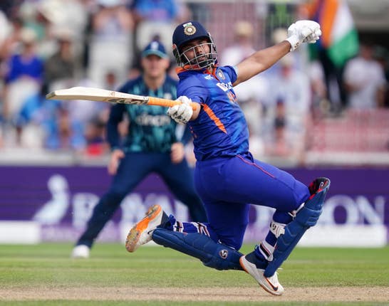 Rishabh Pant's unbeaten 125 at Old Trafford, which included five successive fours, set India up for a five-wicket ODI win and 2-1 series triumph over England