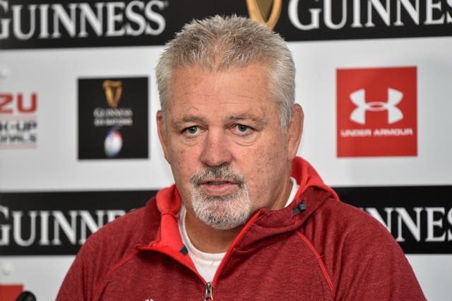 Warren Gatland has joked that Wales may have a few more pre-match tricks up their sleeves 