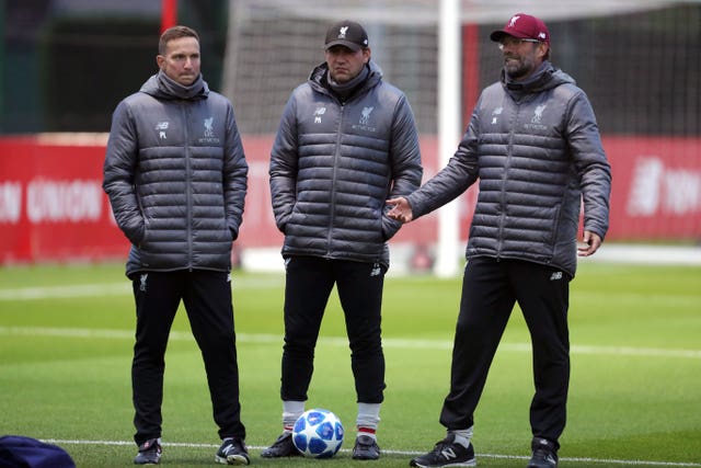 Liverpool's coaching staff 