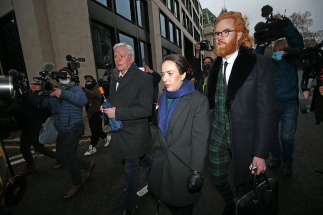 Stella Moris and WikiLeaks spokesman Kristinn Hrafnsson