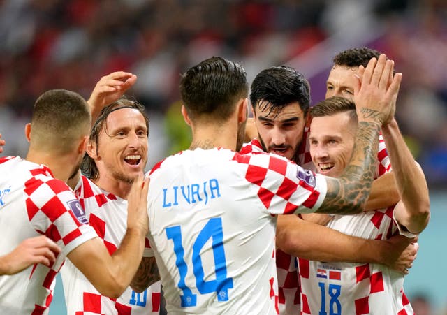 Croatia celebrate