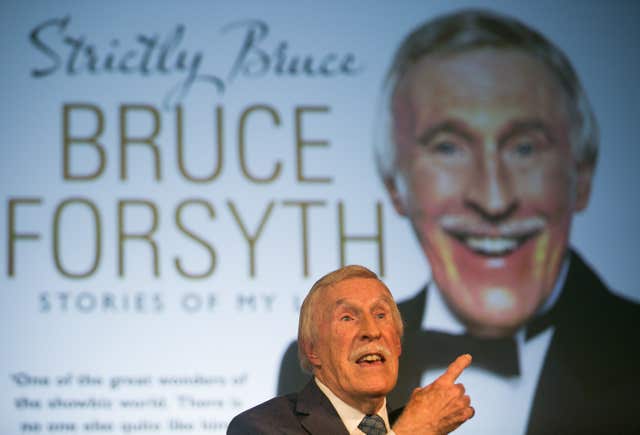 Sir Bruce was was a household name in the UK for generations (Daniel Leal-Olivas/PA)
