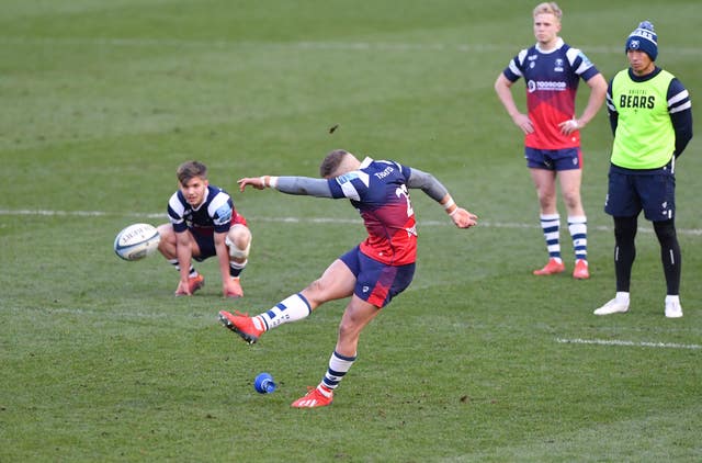 Ian Madigan kicked the winning penallty as Bristol beat Saracens