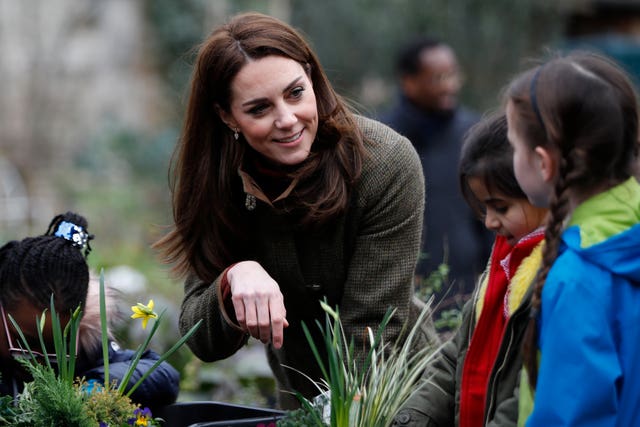 Duchess of Cambridge visits King Henry’s Walk Garden