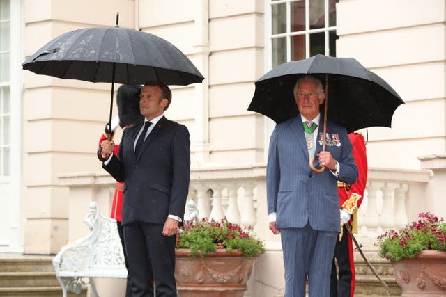 Emmanuel Macron visit to the UK