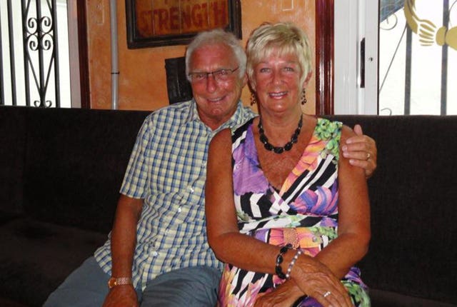 Denis Thwaites and his wife Elaine