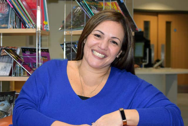 Andria Zafirakou teaches at Alperton Community School in Brent, north-west London (Varkey Foundation/PA)