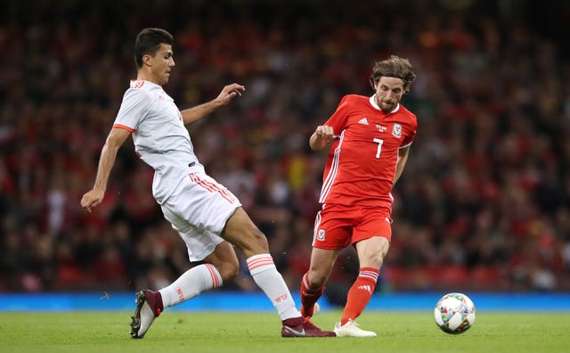 Rodri (left) is a Spain international