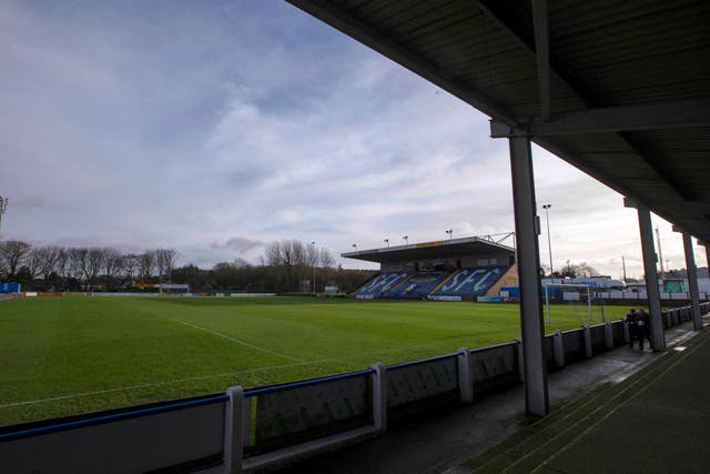Stranraer's Stair Park ground would be hosting bottom-tier football
