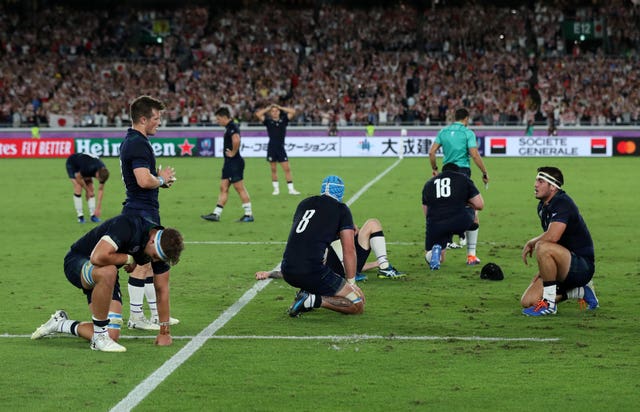 Scotland were dumped out of the World Cup by hosts Japan 
