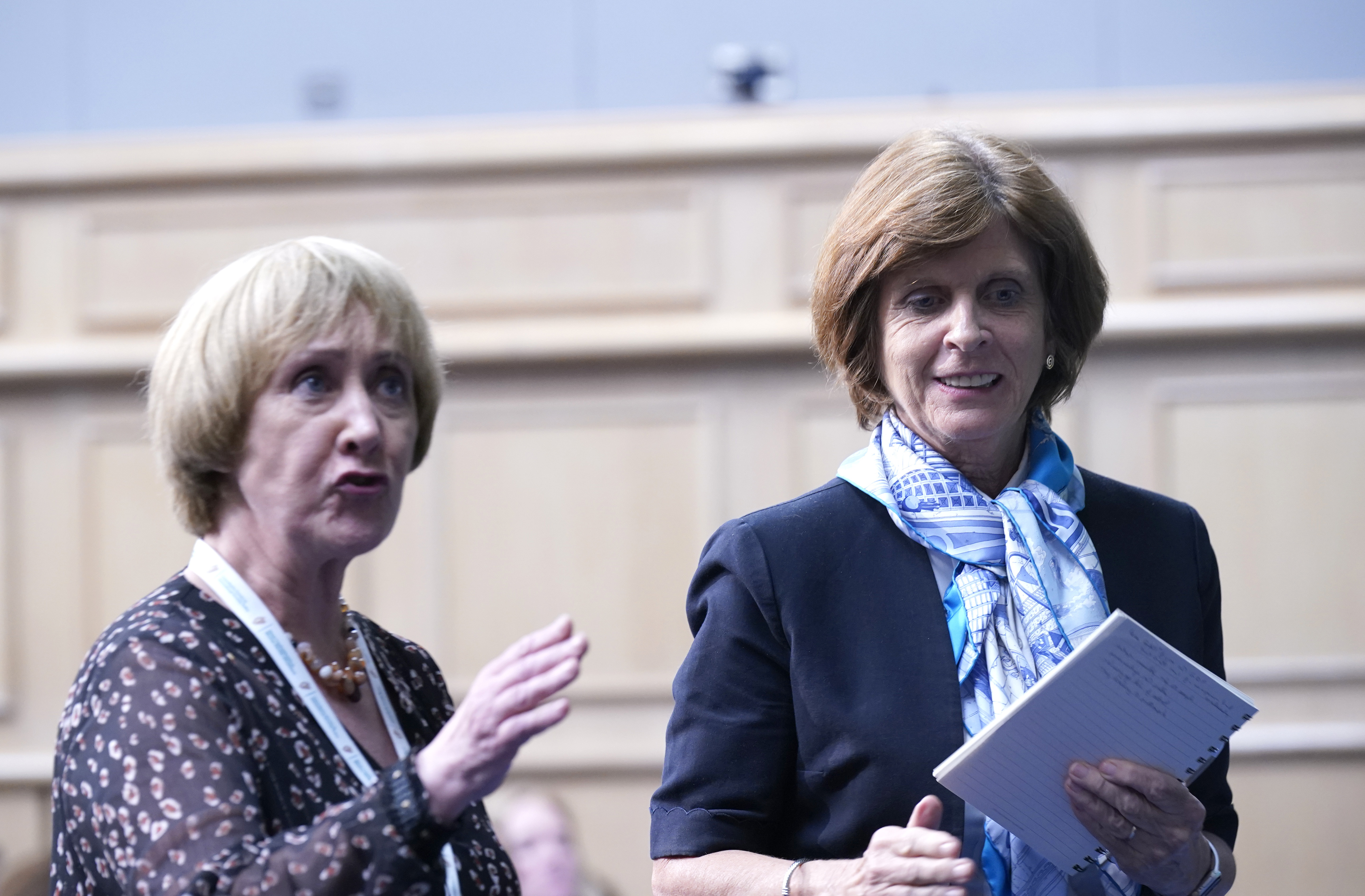 Chair of the forum, Professor Louise Richardson