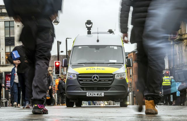 Live Facial Recognition camera van