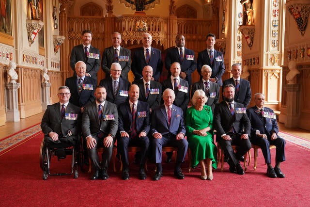 Reception for Victoria Cross and George Cross Association