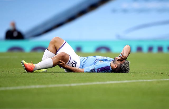 Aguero underwent knee surgery after suffering injury against Burnley in June