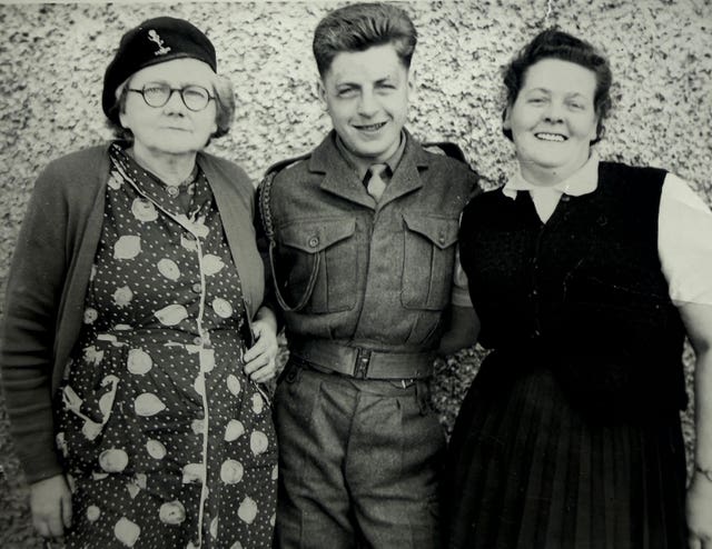 Photo of Ian Winship taken around 1956