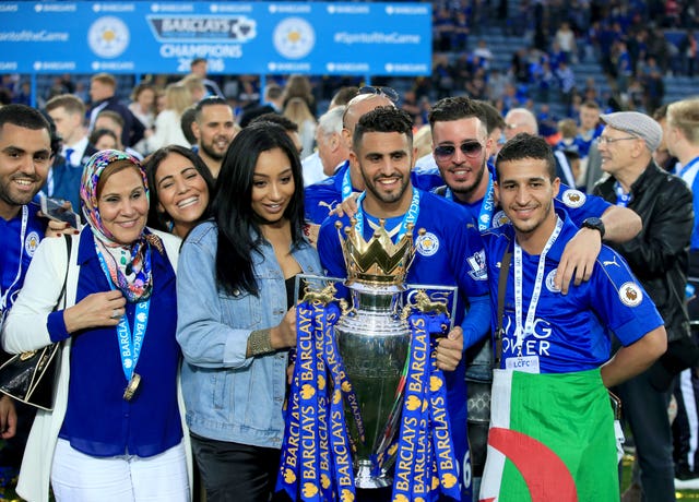 Riyad Mahrez helped Leicester win the Premier League