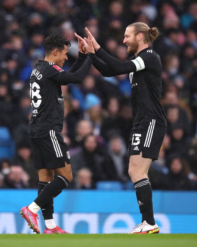 Fabio Carvalho (left) gave Fulham an early lead