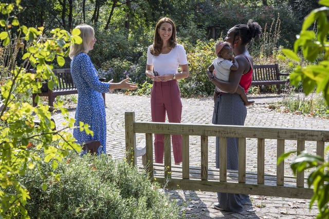 Duchess of Cambridge visit to Battersea Park