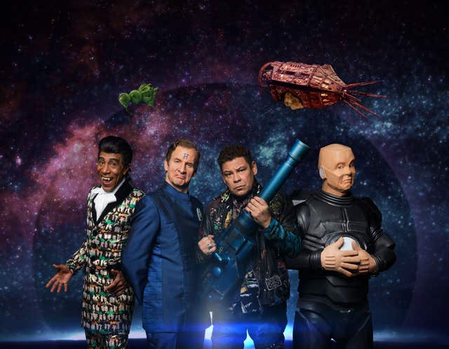 The cast of Red Dwarf