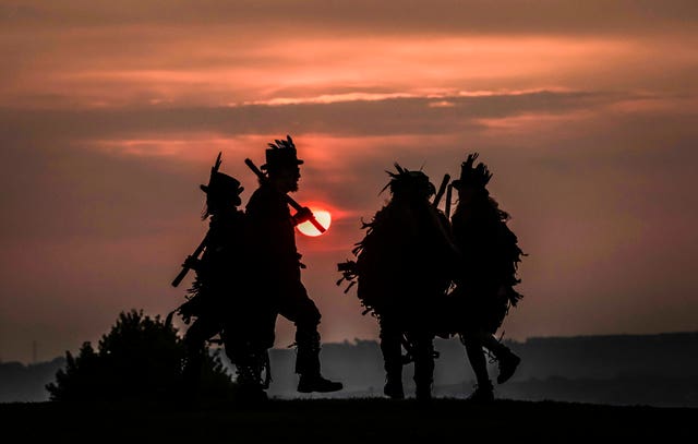 Morris Men Dance in the Dawn