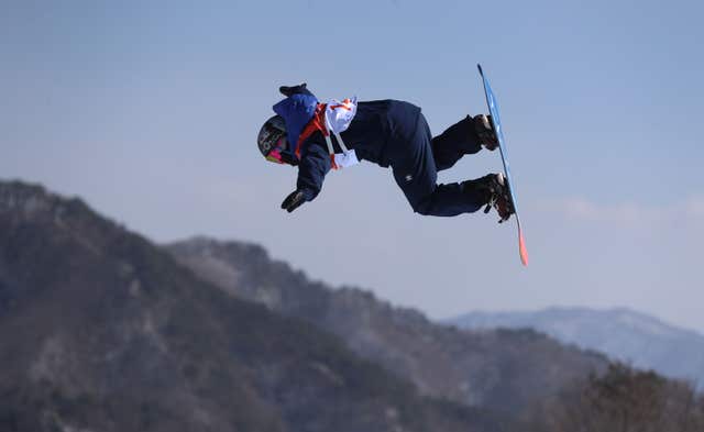 Great Britain's Aimee Fuller found conditions challenging in finishing 17th in the snowboard slopestyle