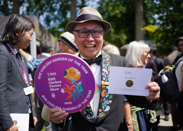 Kazuyuki Ishihara at the Chelsea Flower Show