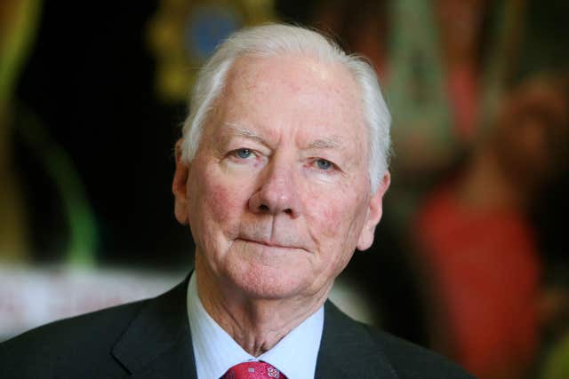 Former show host Gay Byrne (Brian Lawless/PA)