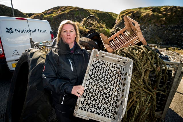 Fiona Bryant, coastal officer for the National Trust in Northern Ireland
